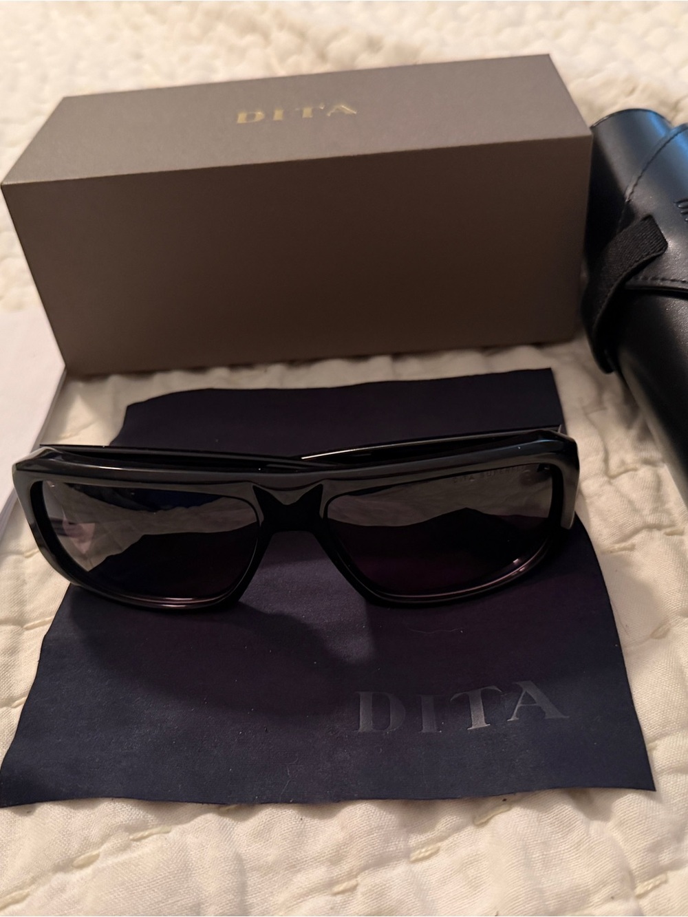 DITA Black Superflight Sunglasses